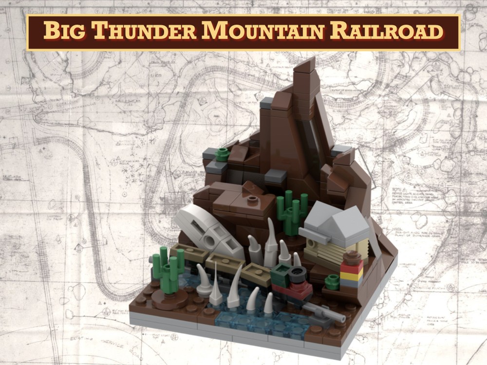 Lego Disneyland Big Thunder Mountain