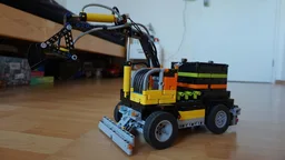 pneumatic rc excavator