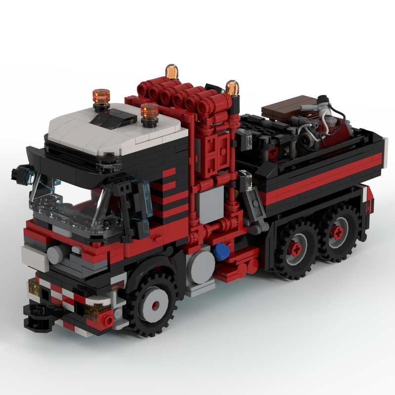 Lego 6x4 Mercedes-Benz Actros Ballast Tractor Ver. 4 - MST