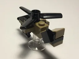 Helicopter diorama