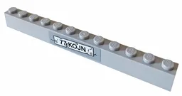 Brick 1 x 12 with '77KOJN' Pattern (Sticker) - Set 76078