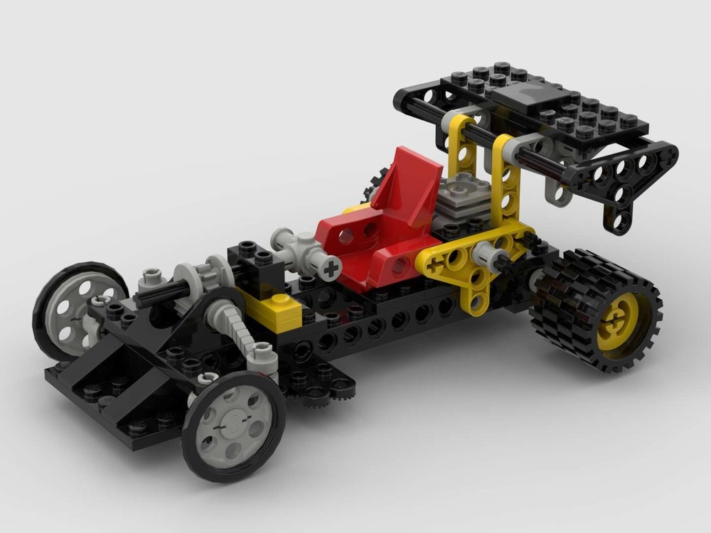 Lego 8818 Dragster (improved B model)