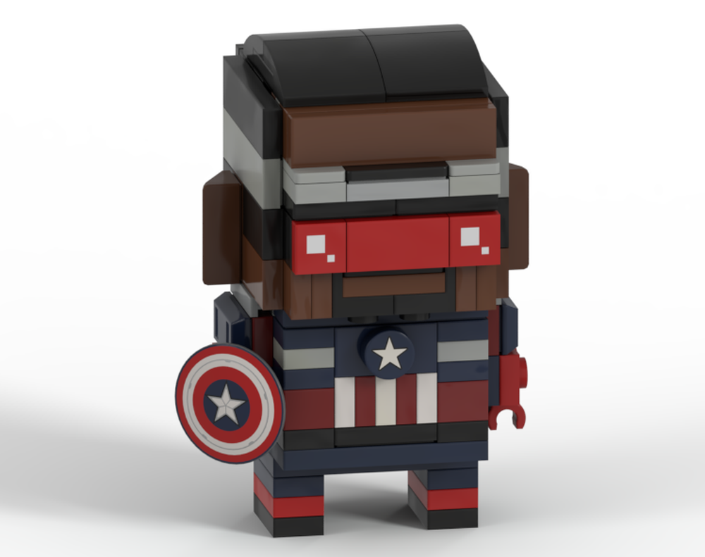 Lego Captain America (Captain America: Brave New World) brickheadz moc