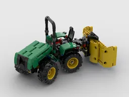 42136 Articulated Tractor with Silage Blade