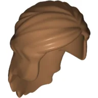 Hair Mid-Length with Braid around Sides / Medium Nougat