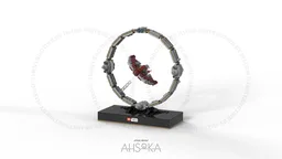 Micro Diorama : The Eye of Sion with T-6 shuttle