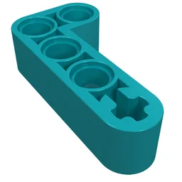 Technic Beam 2 x 4 L-Shape Thick / Dark Turquoise