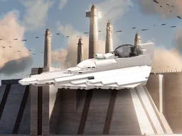 Delta 7B Starfighter Blank. Design your own ship!