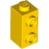 Lego Brick Special 1 x 1 x 1 2/3 with Studs on 1 Side / Yellow