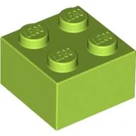 Brick 2 x 2 / Lime