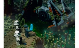 Crashed TIE-Fighter Diorama