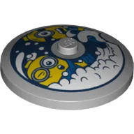 Dish 4 x 4 Inverted [Radar] with Minions in Washing Machine Print