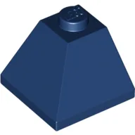 Brick Sloped 45° 2 x 2 Double Convex / Dark Blue