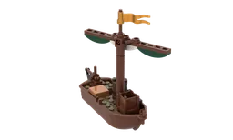 Small Medieval Trading Boat