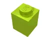Brick 1 x 1 / Lime