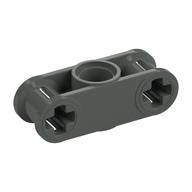 Lego Technic Axle and Pin Connector Perpendicular 3L with Centre Pin Hole / Dark Gray