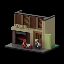 Double Dragon Diorama