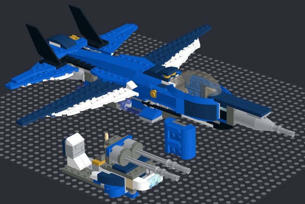 Lego Fighter Jet