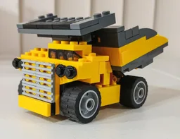 Yellow Mining Dump Truck
