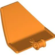 Technic Panel Curved and Bent Angled Right 5 x 4 x 3 #70 / Orange