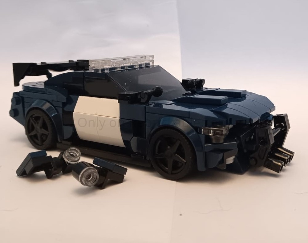 Lego Barricade: 2017 Ford Mustang GT (transformers: the last knight)