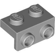 Bracket 1 x 2 - 1 x 2 / Light Bluish Gray