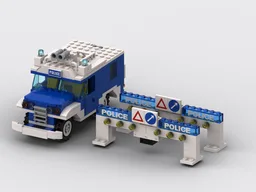 (x) - Police 4x4 big model and lights