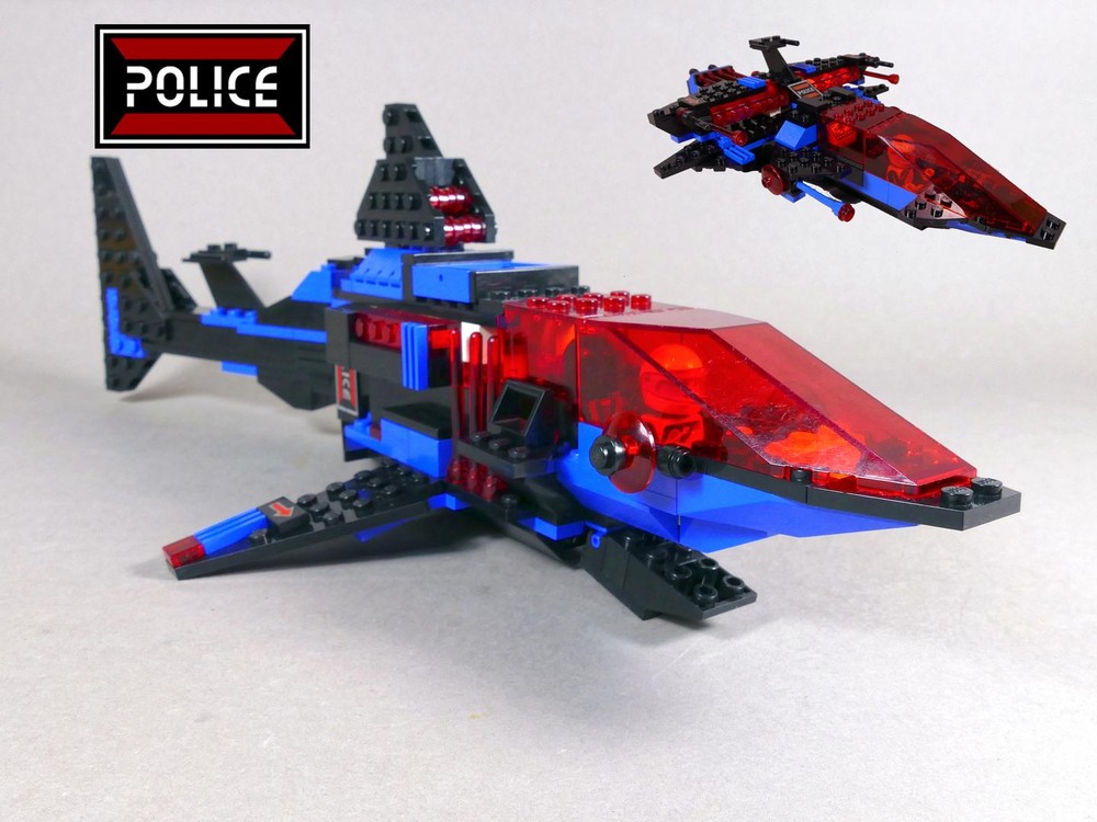 Lego 6781 Space Police Shark - SP STRIKER Alternate Build