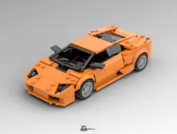 Lamborghini Murcielago 8stud wide - Orange