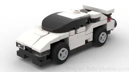 3 stud wide/1:70 scale sports car