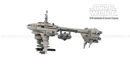Mini Size EF76 Nebulon-B escort Frigate with M.Falcon : RENEWAL