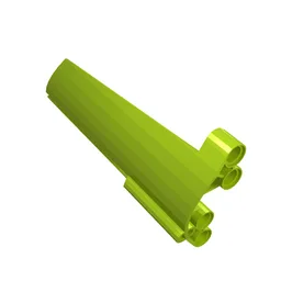 Technic Panel Fairing #20 Large Long, Small Hole, Side A / Lime