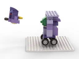 LEGO Angry Birds Classic: Bouncier Bird VS Chariot Pig Expansion MOC