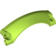 Technic Panel Car Mudguard Arched 9 x 2 x 3, Arched Top #42 / Lime