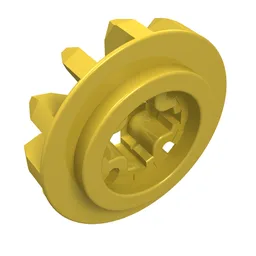Technic Gear 12 Tooth Bevel / Yellow