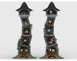 The Crooked Wizard's Tower (Split Design)