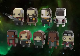 Star Trek First Contact Brickheadz Bundle