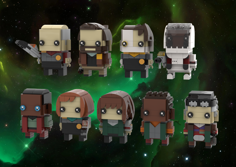 Lego Star Trek First Contact Brickheadz Bundle