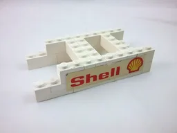 Stickered Assembly 11 x 6 x 2 with Red 'Shell' and Shell Logo Pattern on Both Sides (Stickers) - Set  7816