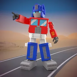 CBB09 Bos Lori G1-inspired Transformable SD Optimus Prime