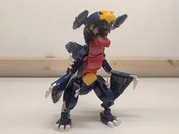 Flying hammer-head shark