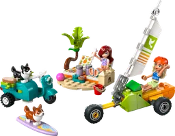 Surfing Dogs and Scooter Adventure