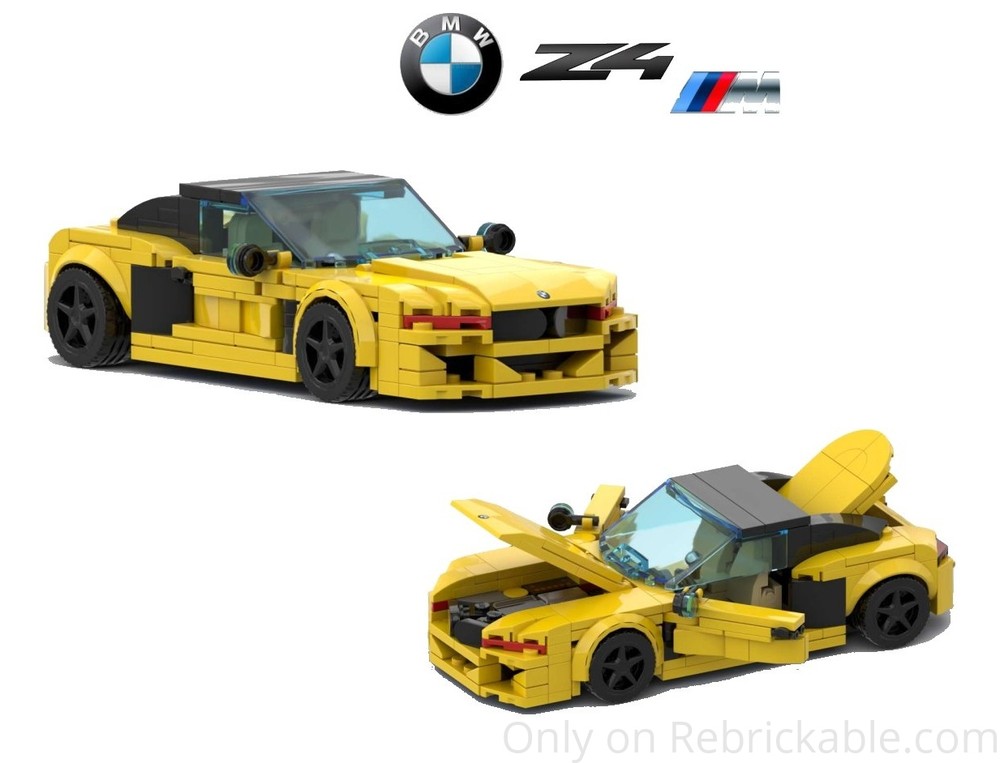 Lego BMW Z4 G29 serie M - Yellow