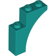 Brick Arch 1 x 3 x 3 [Gothic] / Dark Turquoise