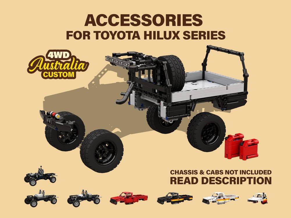 Lego Accessories for Toyota HILUX Single Cab - AUSTRALIA CUSTOM