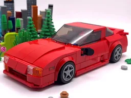 Bob & Weave Daytona IROC - Red - 8 Stud Speed Champions