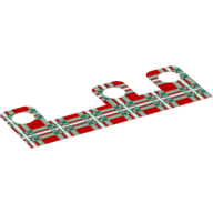 Lego Hipwear Skirt, Short, with Green and White Tartan Print (Kilt) [8mm]