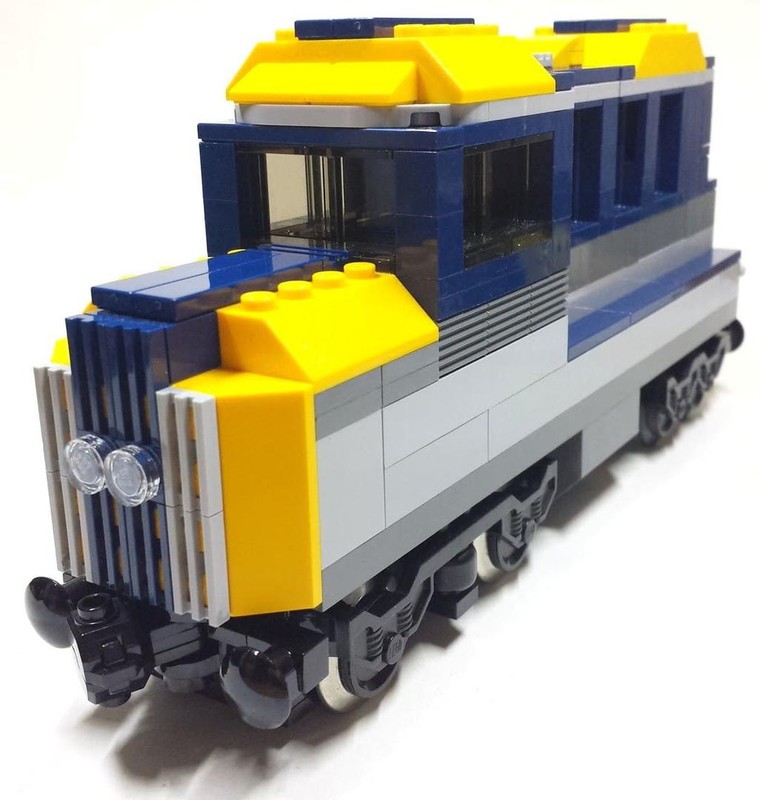 Lego Diesel Locomotive
