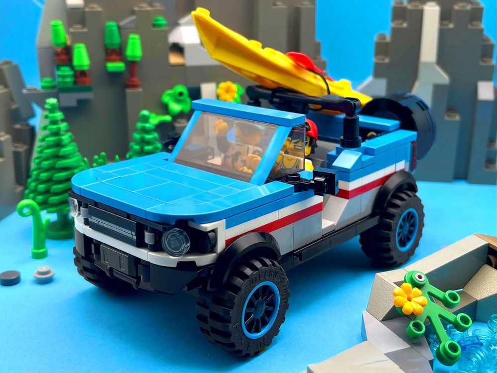 Lego Built Tough Bronco - Dark Azure