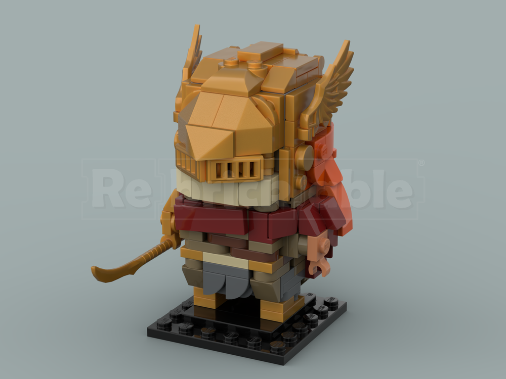 Lego Elden Ring- Malenia, Blade of Miquella Brickheadz